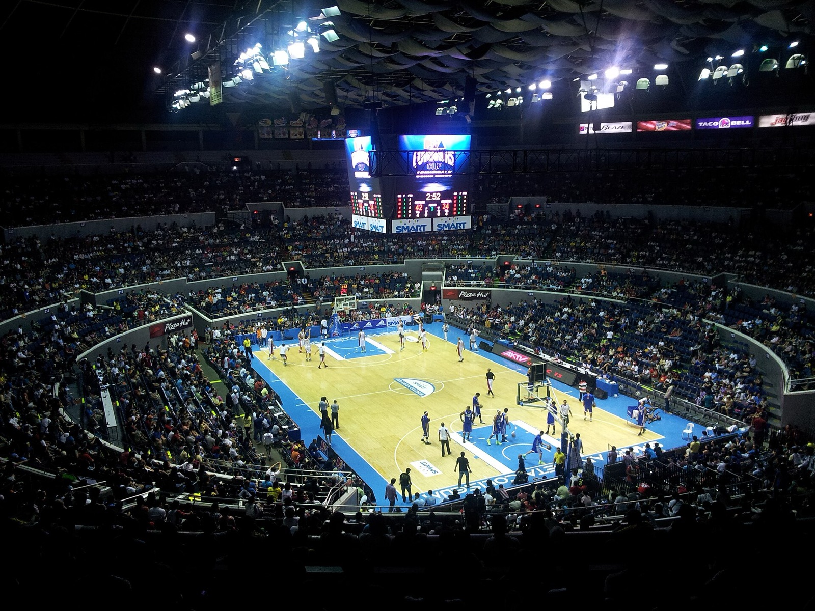 Smart Araneta Coliseum set for a show