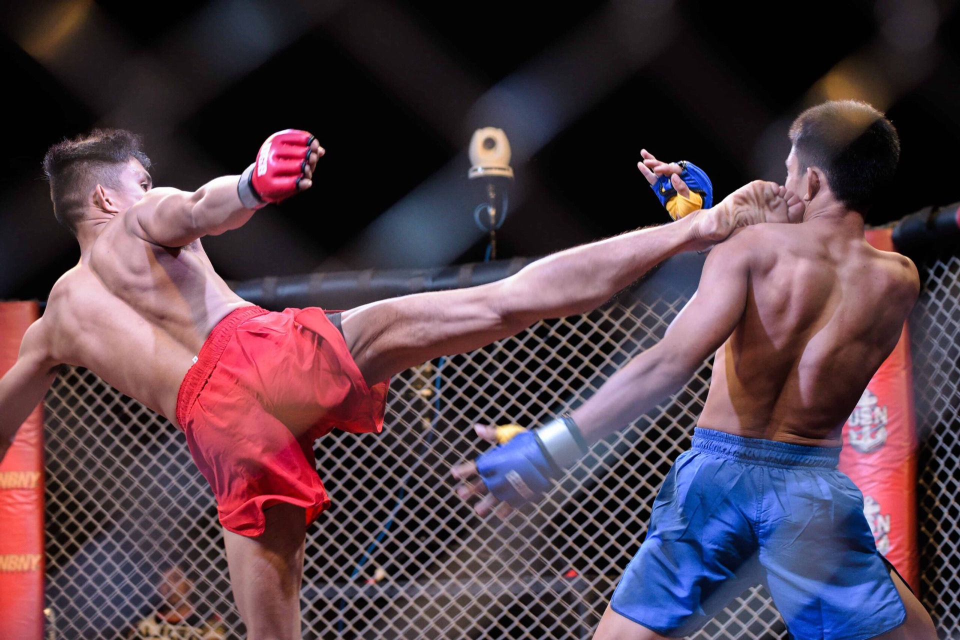UGB MMA fight action